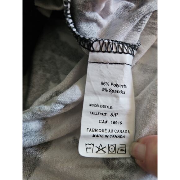 Yvonne Marie Womens Blouse Multicolor Size PS Polyester Blend Stretch 3/4 Sleeve - Picture 6 of 12